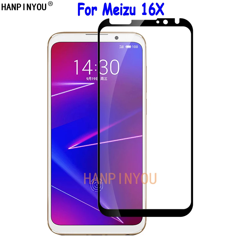 Для Meizu 16X M872Q 6 0 &quotПолное покрытие закаленное стекло Защита для экрана