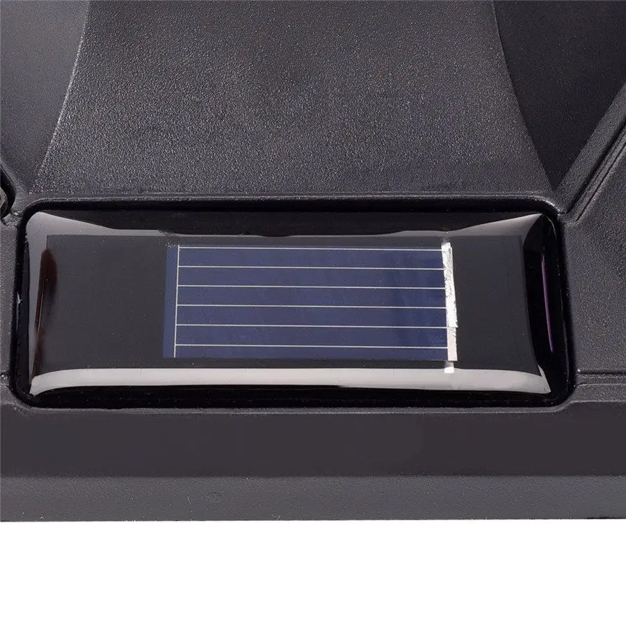 Открытый Солнечный Мощность светодиодный путь стены Пейзаж Сад забор лампа