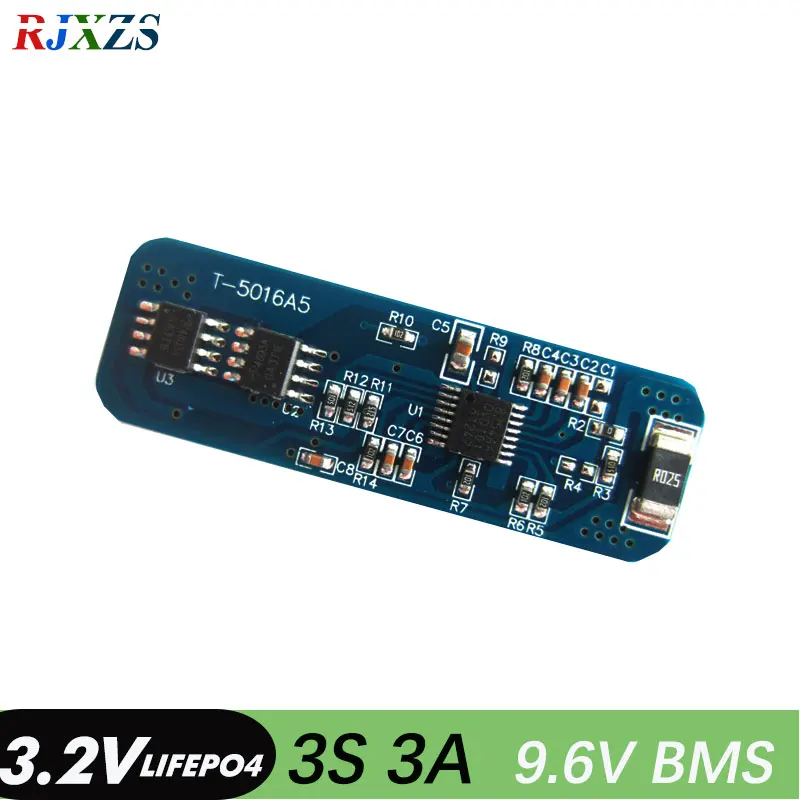 PCM 3S 3A lifepo4 9 6 V 18650 BMS Защитная плата батареи bms pcm для аккумуляторной