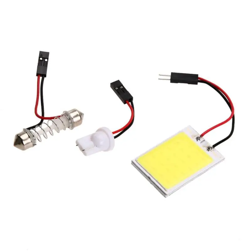 2 шт./лот ксеноновая лампа HID белая COB Светодиодная Автомобильная купольная карта