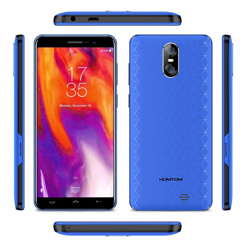 HOMTOM S12 18:9 полный Экран 3g мобильного телефона 5 дюймовый Android 6 0 MTK6580 4 ядра 1 ГБ