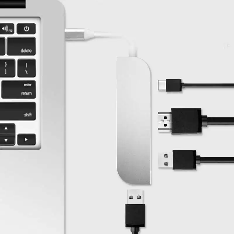 4 в 1 type C + Hdmi Usb Hd кабель алюминиевый 3 4K качество| |