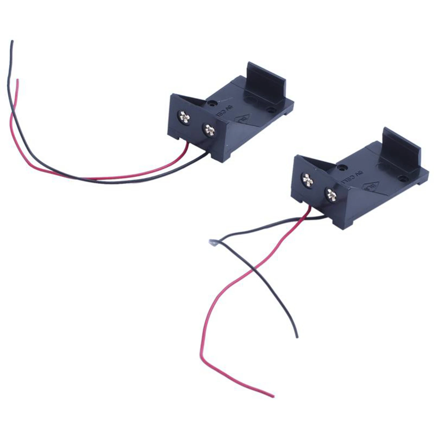 FULL-5 pieces two plastic housing with cable 9 V batteries supports storage case covers |