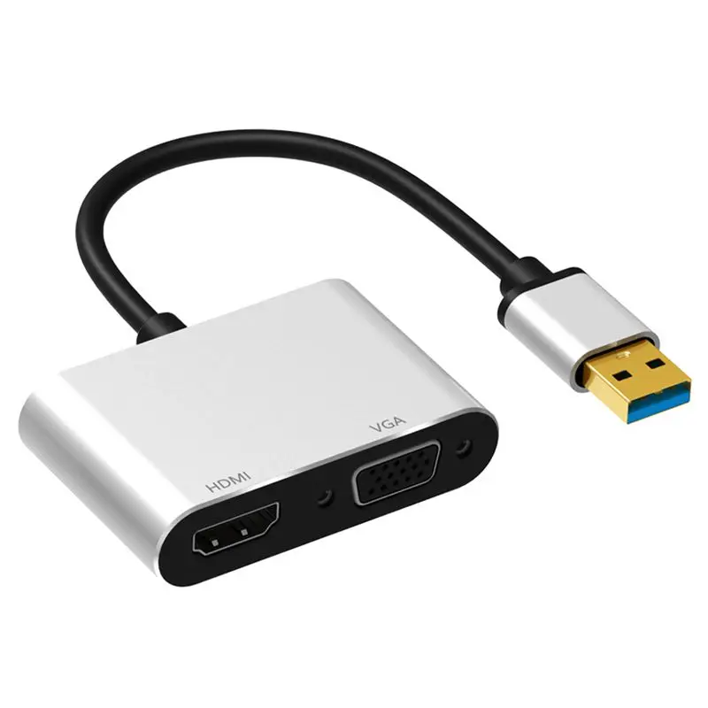 USB3.0 к адаптер Hdmi VGA 2K 1080P мульти-дисплей USB 3 0 аудио видео кабель конвертер для Macbook