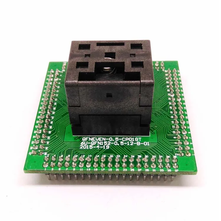 Фото QFN72 LCC72 MLF72 PCLC72 IC550-0724-018-G IC pin 0 5 мм 10*10 программист socekt раскладушка Flash Приработка QFN72 LCC72 MLF72 PCLC72 IC550-0724-018-G IC pin 0 5 мм 10*10 программист socekt раскладушка Flash Приработка