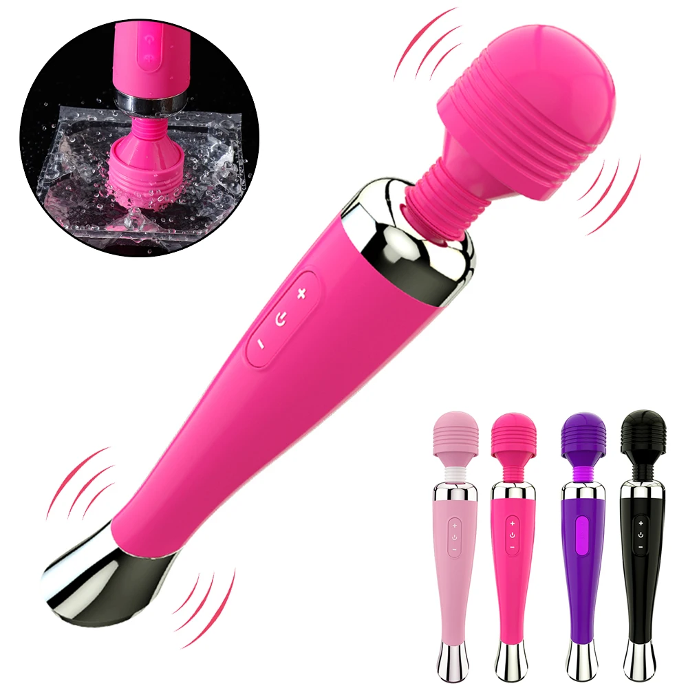 Секс Вибраторы 8 скоростей зарядка волшебная палочка вибратор Стимулятор