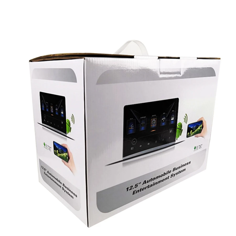 Монитор HD1080P на подголовник заднего сиденья 12 5 дюйма Android 7 1 2 + 16 ГБ Wi Fi BT