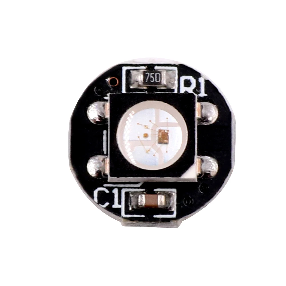 CLAITE 100 шт. Мини Доска теплоотвод встроенный RGB WS2812B Чип бисера LED Pixel адресный