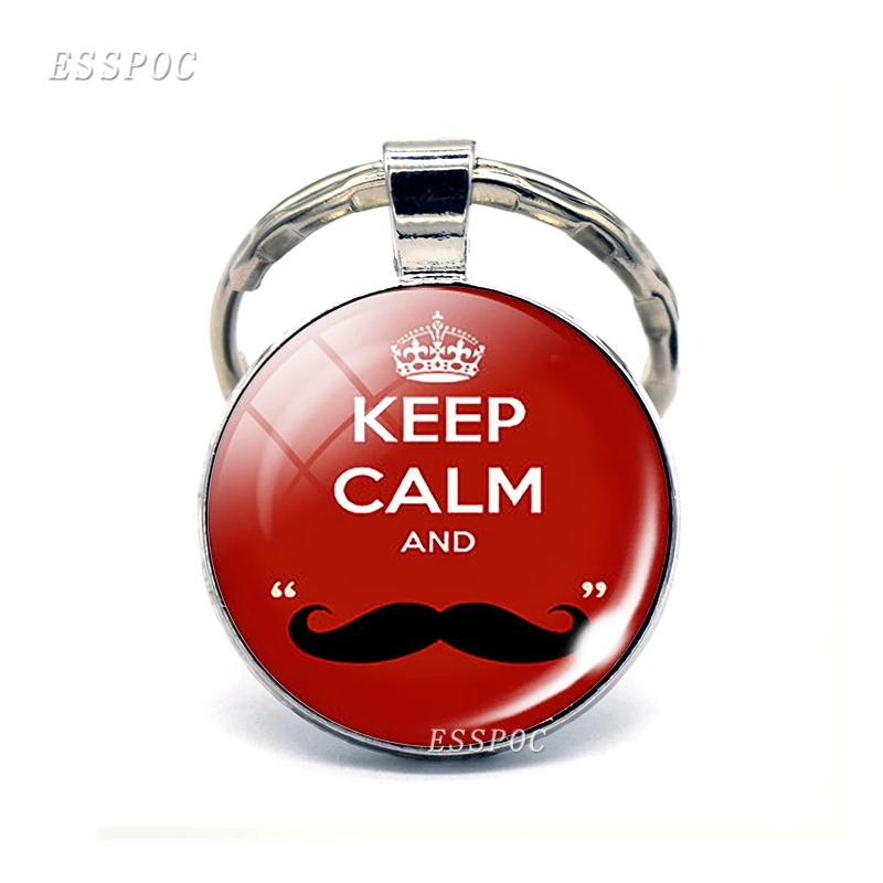 Ювелирные изделия Keep Calm для мужчин и женщин стеклянные серьги Крючки с кабошоном