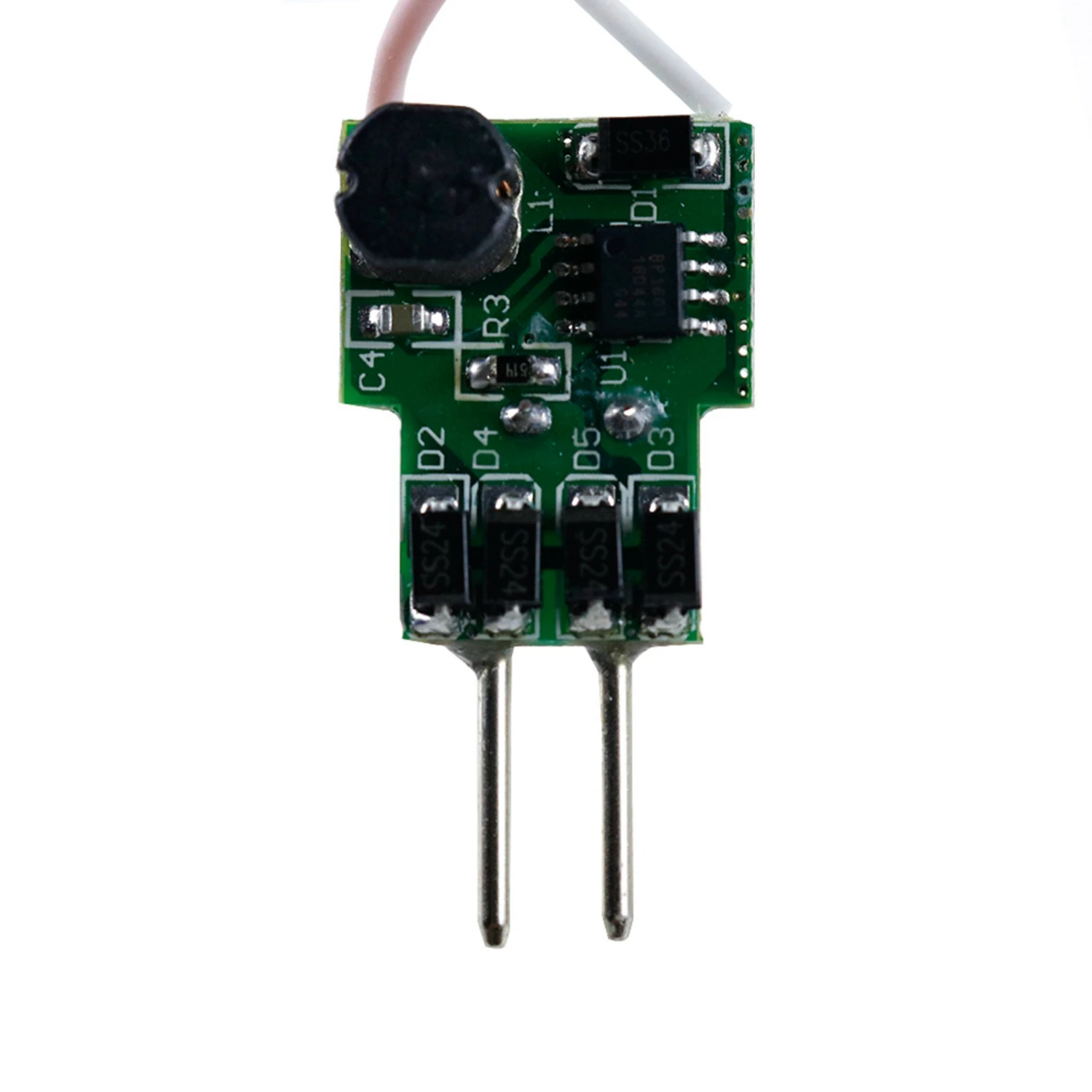 5 шт. светодиодный драйвер внутри 12 в постоянный ток(4-7) x1W 280mA MR16 2Pin разъем для 4 Вт 5 Вт 6 Вт 7 Вт светодиодные лампы освещение Быстрая JQ