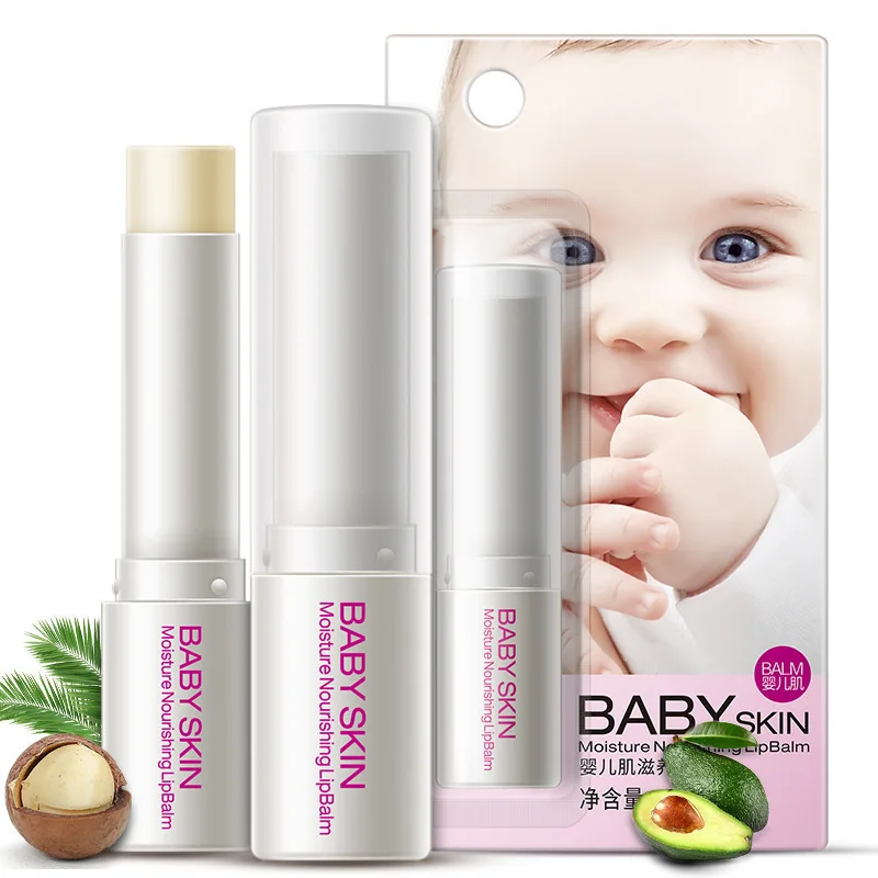Bioaqua Baby Skin Natural Plant Essence Lip Balm Moisturizing Repair Wrinkles Anti-aging Protection Care | Красота и здоровье