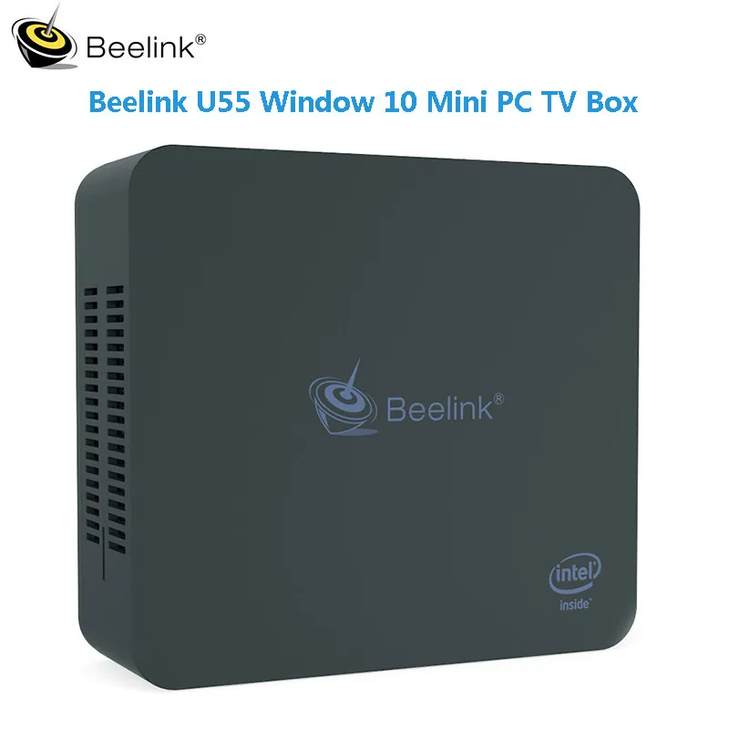 Beelink U55 Мини ПК Intel Core I3 HD Graphics 5500 Windows 10 ТВ коробка 2 4G &amp 5 8G WiFi 1000M USB3.0 BT4.0