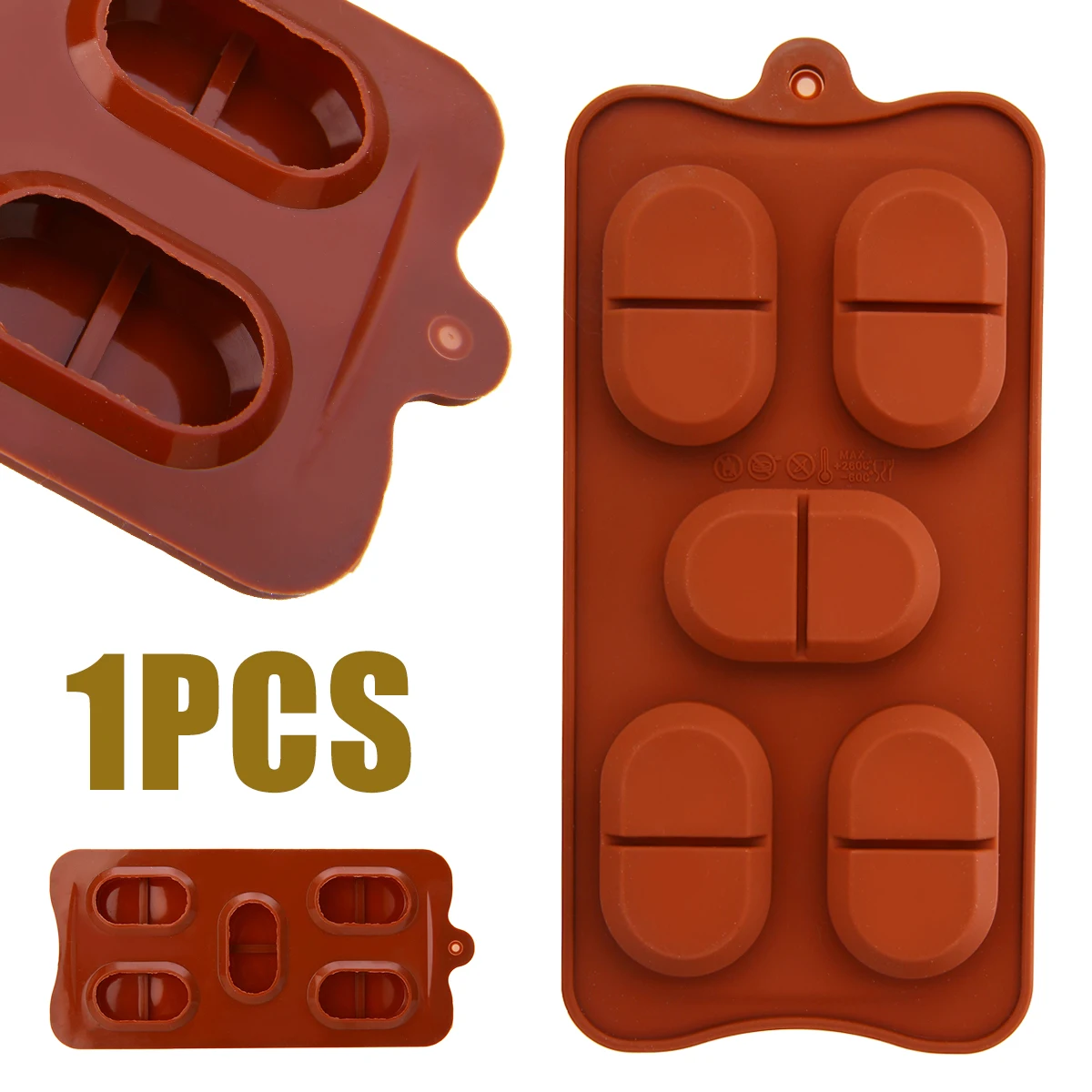 1pc таблетки формы силиконовые милый Fondant (сахарная) Желе прессформы инструмент