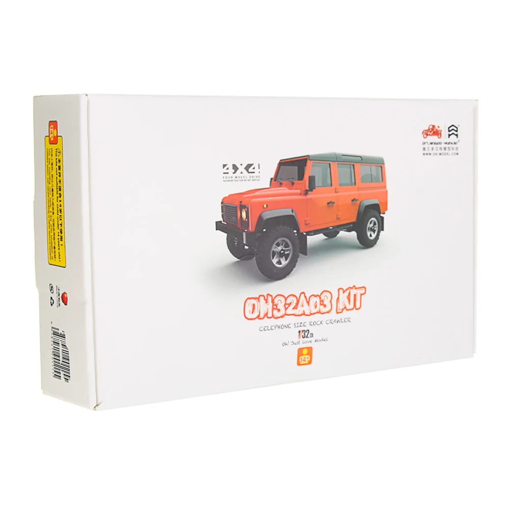 Orlandoo Hunter OH32A03 1/32 DIY Kit Неокрашенный RC автомобиль Рок Гусеничный w/электронные части