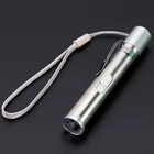 USB Перезаряжаемый светодиодный лазерный светильник для вспышки, высокое качество, мощный мини светодиодный фонарь, ручка, дизайн, подвесной светильник для вспышки с металлическим зажимом
