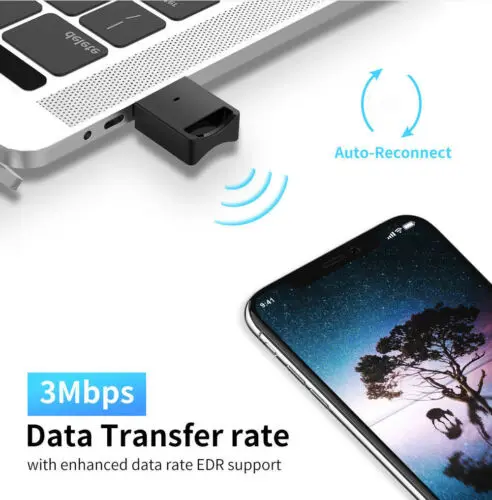 Bluetooth адаптер USB ключ 4 0 приемник для ПК компьютера беспроводной Bluthooth мини