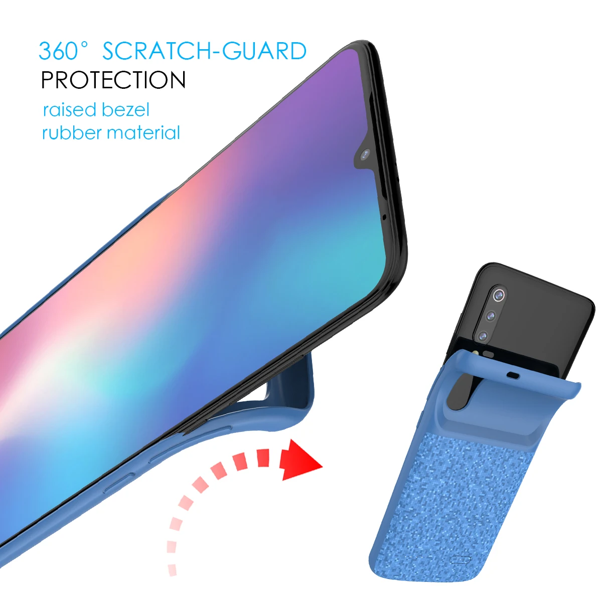 Чехол для аккумулятора Xiaomi Mi 9 4700 мАч внешний тонкий резервный аккумулятор чехол