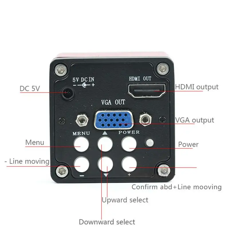 Наборы микроскопов HD 13MP 60F/S HDMI VGA промышленный электронный микроскоп камера + 130X C