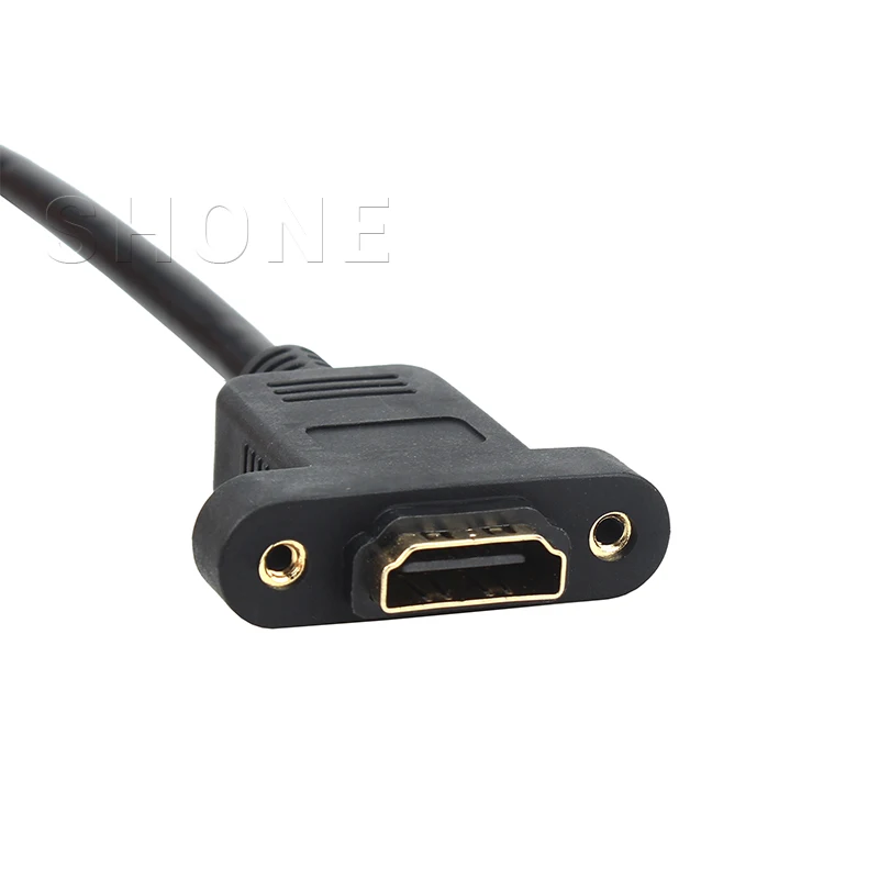 HDMI кабель удлинитель для мужчин и женщин с отверстием наушников фиксированный HD