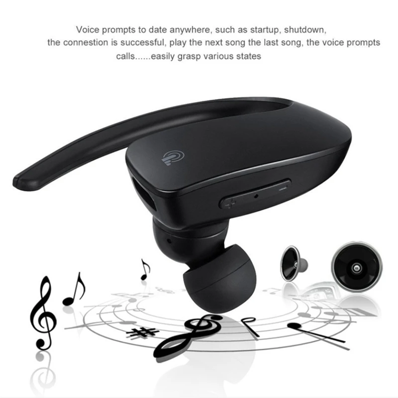Bluetooth гарнитура спортивные беговые наушники с микрофоном шумоизоляция стерео
