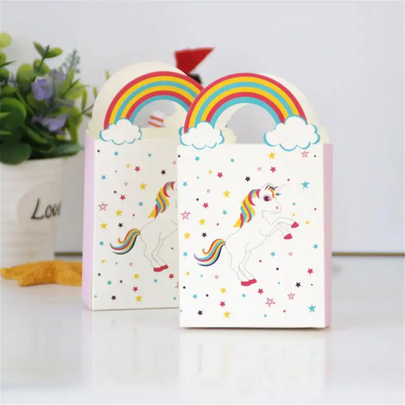 10 шт крафт-бумаги подарок с Unicorn мешки упаковочные принадлежности Подарочный