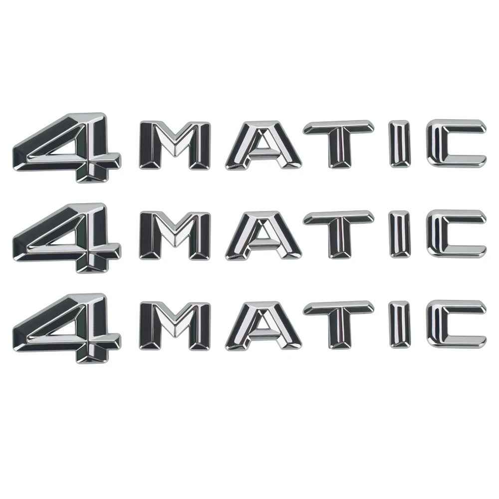 4 MATIC Логотип Знак Стикеры Магистральные письма наклейка для Mercedes Benz AMG A180 A200 B180 B200
