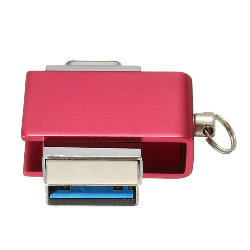 Многофункциональный 4 цвета USB 3 0 type-C 2 в 1 16G вращающийся флэш-накопитель U диск