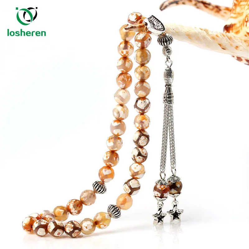 LOSHEREN религиозный Розарий 33 Tasbih Eid подарок для мусульманских молитвенных бусин