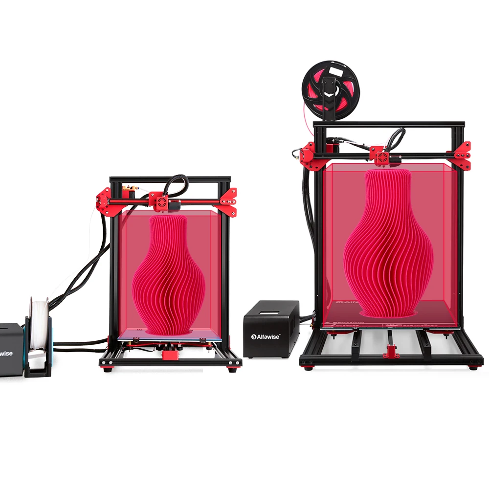 Alfawise U20 DIY 3D принтеры масштабные 2 8 дюйма Сенсорный экран алюминиевый сплав