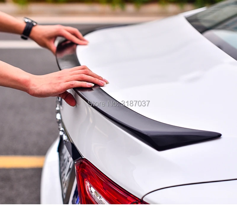 Для Toyota Camry, спойлер, высокое качество, АБС пластик, задний спойлер на крыло, крышу, багажник, губы, крышка багажника, Стайлинг автомобиля