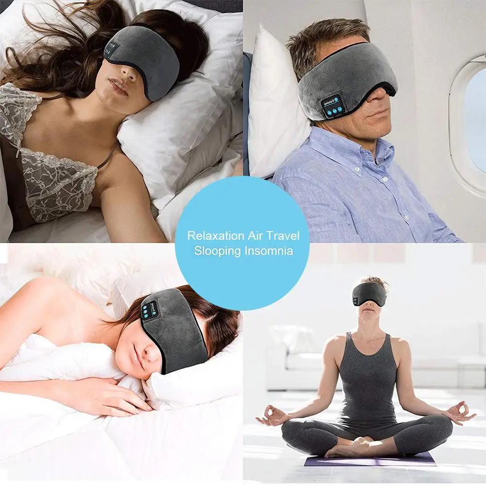 Мягкие Наушники EastVita Sleep с поддержкой режима свободные руки маска для сна стерео