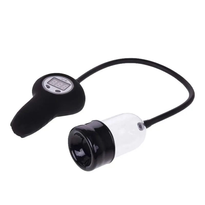 New Electric Penis Pump Enlarger Extender Automatic LCD 35 KPA Vacuum Pressure Enlargement Adult Sex Product |