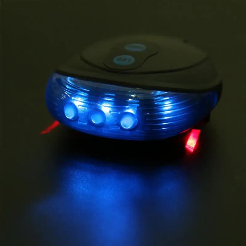 

Weimostar Cycling Bicycle Tail Light Battery Included Waterproof 5 LED Safety Warning MTB Road Bike Rear Light 2 Lasers 3 Modes