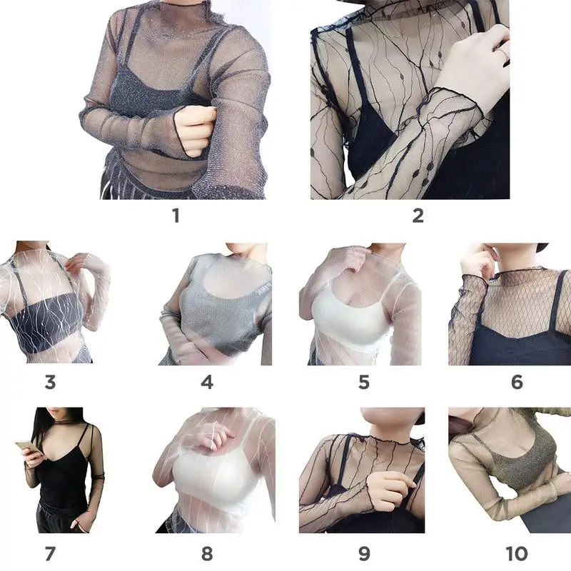 Сексуальная женская футболка сетчатая ткань рыболовные сети новые кружевные