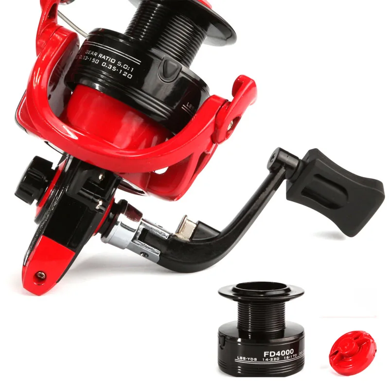 Высокоскоростные спиннинговые Рыболовные катушки с соотношением скорости 5 0: 1