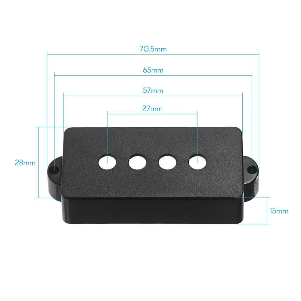 Комплект из 2 шт. 4 струнных чехлов для звукоснимателя бас гитары PB Electric Bass