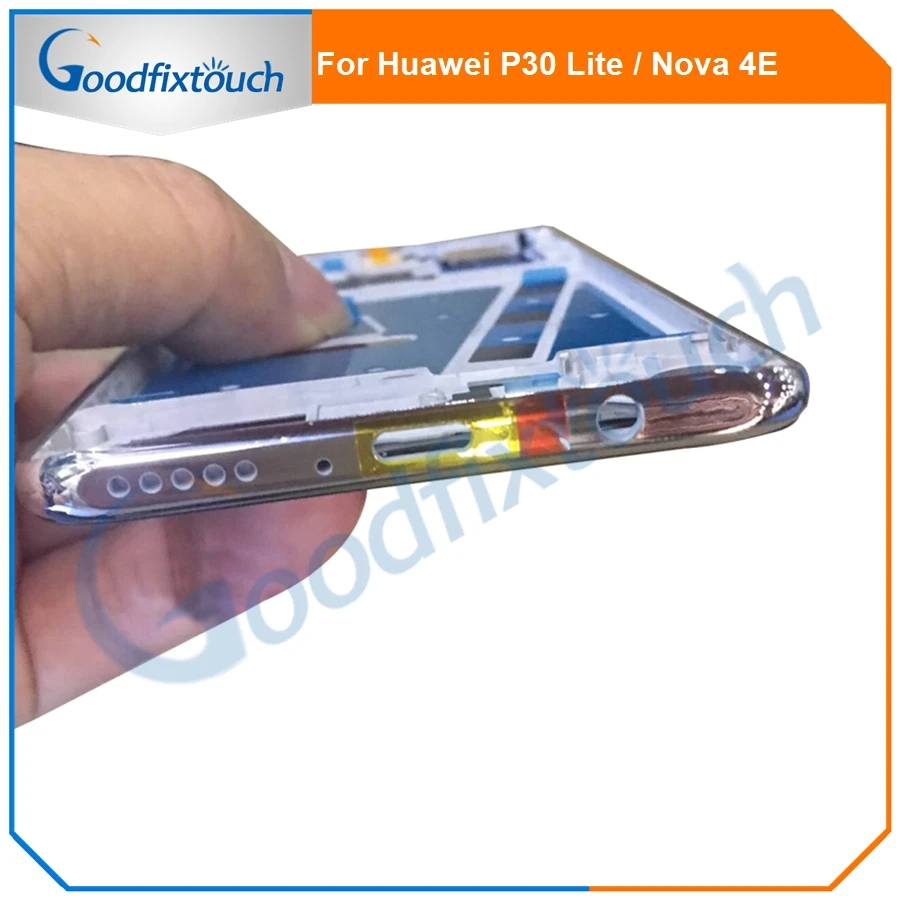 Корпус ЖК-дисплея для Huawei P30 Lite / Nova 4E P30Lite корпус передней рамки средняя рамка