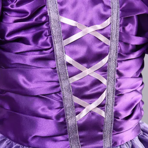 Toddler Kids Baby Bibs Girls Lovely Cute Princess Costume Fairytale Aurora Rapunzel Lace Party Birthday Dress Children Clothing | Детская