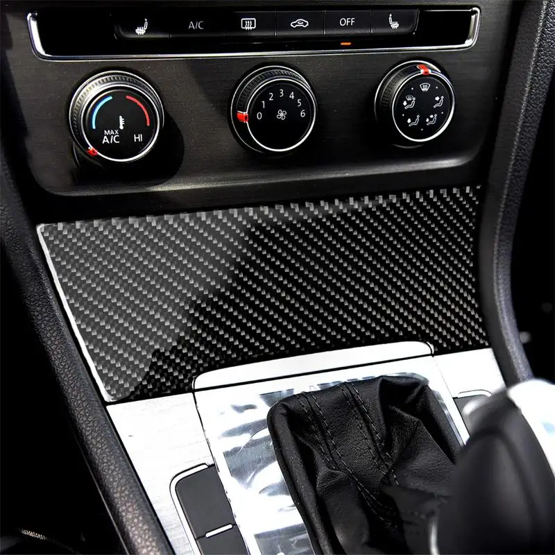 Углеродного волокна декоративные Стикеры творческая защита s для Volkswagen Golf 7 GTI R GTE