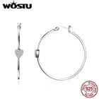 Серьги женские из серебра 925 пробы, с фианитами