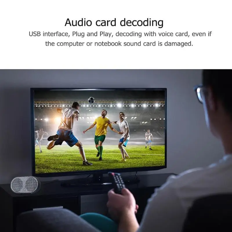 Mini USB Speaker Dual Horn Units Stereo Audio Music Player Sound Box Built-in Card Decoder Support Plug and Play Black |
