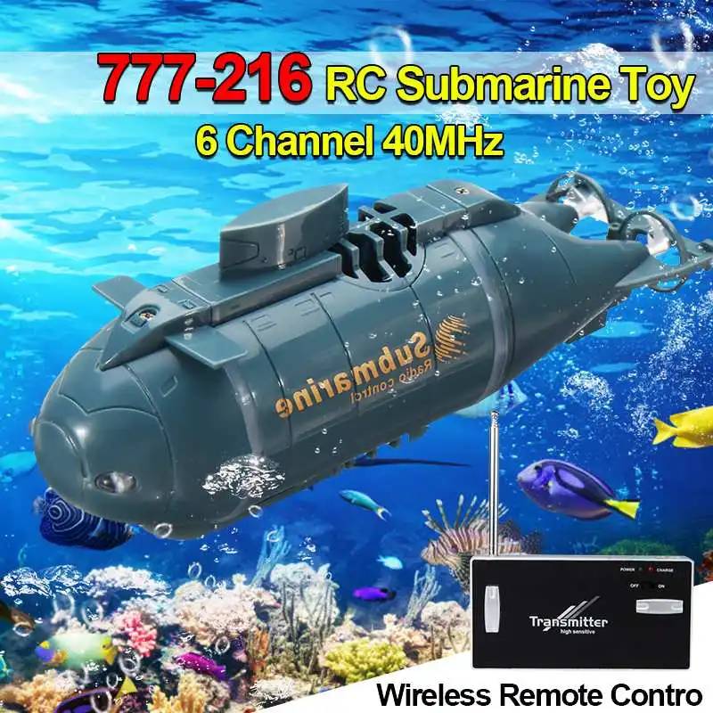 Мини RC Подводная лодка Скорость лодка дистанционное управление Дрон Pigboat моделирование модель подарок Игрушка Дети с 40 МГц передатчик 6 каналов