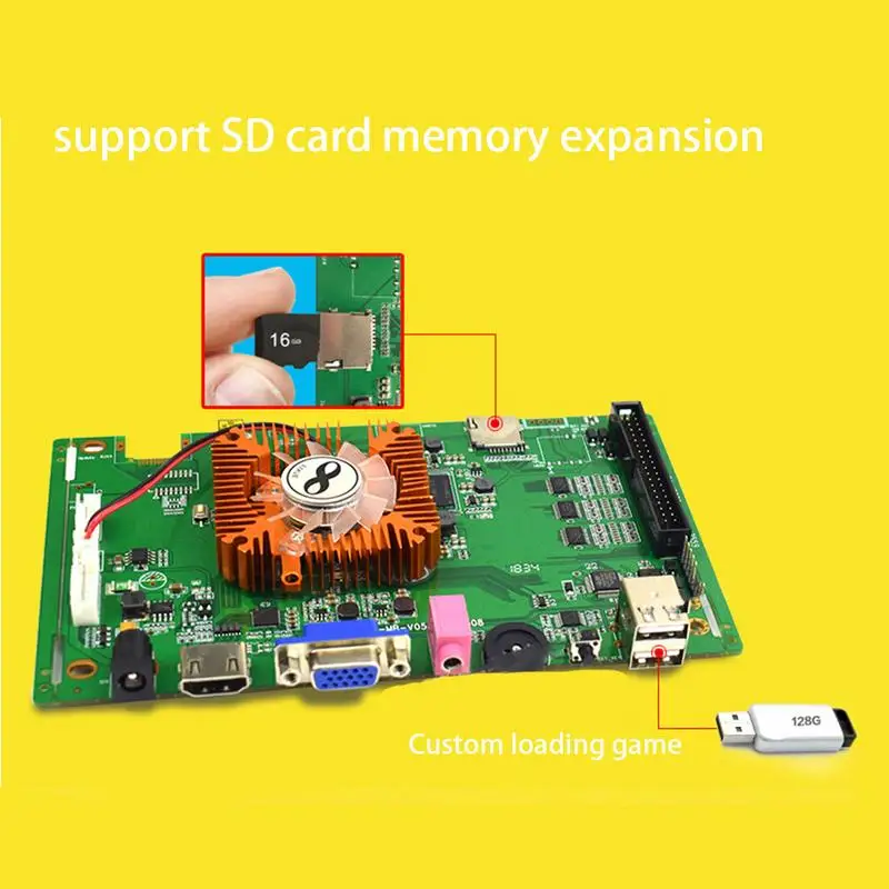 1 комплект 2260 в Электронная игровая консоль Qcta Core ARM домашний геймпад аркадный