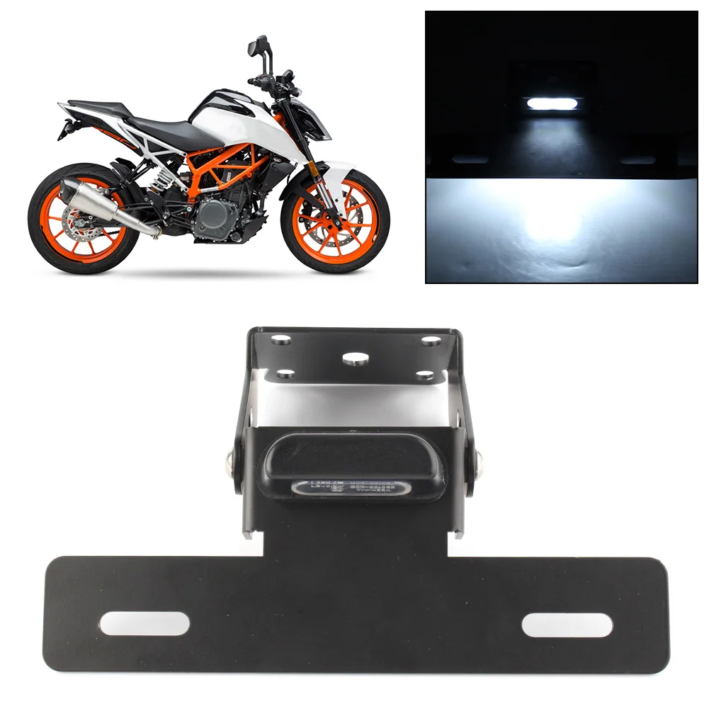 Для 2017 2018 KTM Duke 390 Устранитель крыла мотоцикла номерной знак держатель пластины CNC