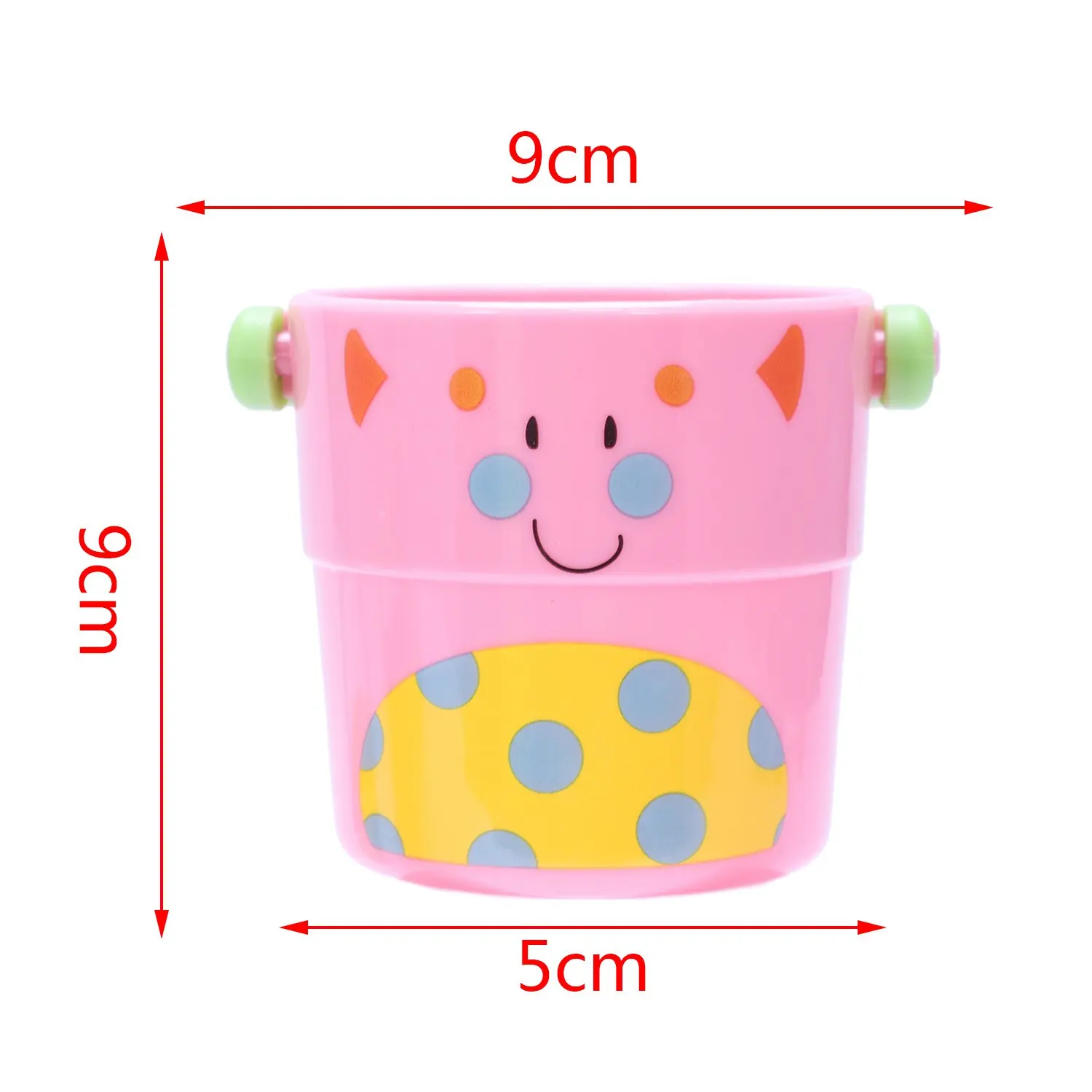 Toddler Bathtime Set Of 5 Zoo Stack And Pour Buckets For Children | Игрушки и хобби