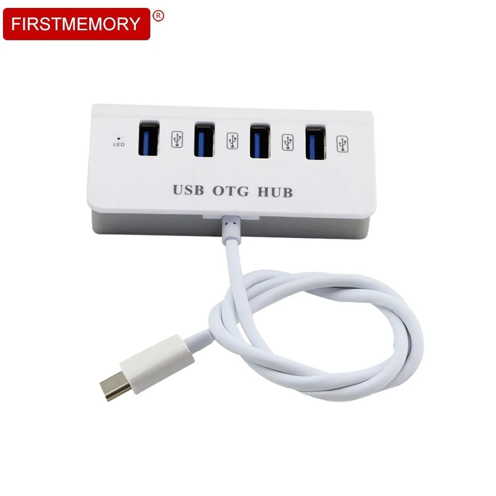 Type C USB OTG 4 порта 3 0 концентратор с держателем телефона Супер Скоростной Мульти