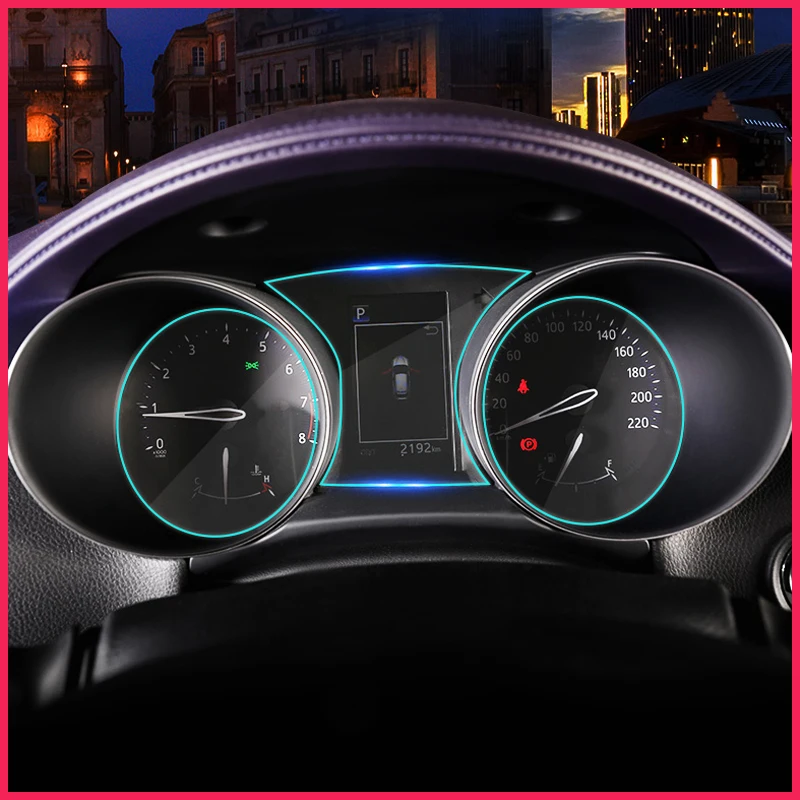 

A Little Change Car dashboard sticker Instrument desk protective film sticker For Toyota C-HR CHR 2016-2018 car accessories