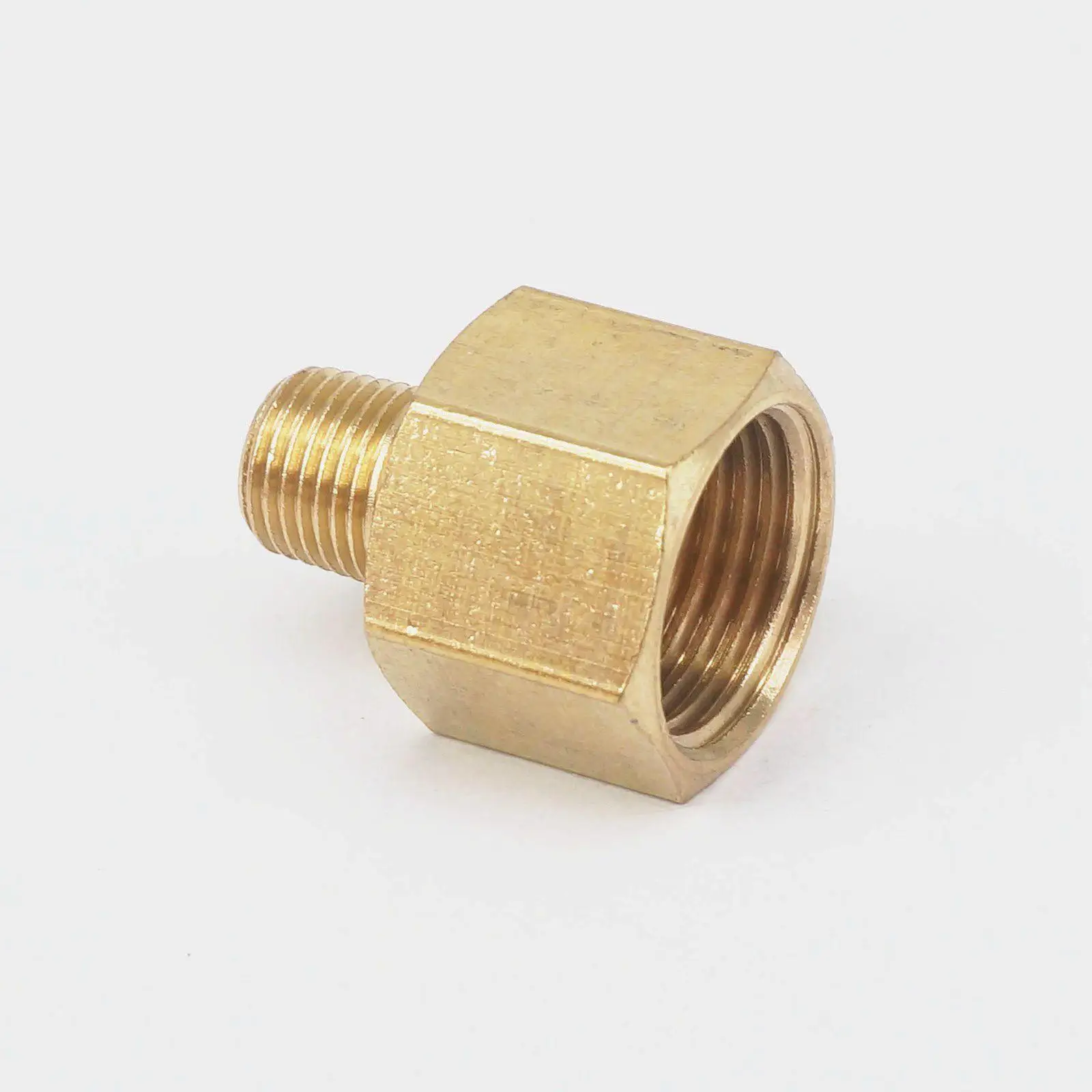 Латунный фитинг для труб с наружной резьбой BSPT 1/8 дюйма x 3/8 NPT Female адаптер