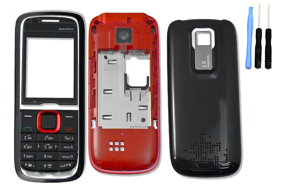 Полный корпус для Nokia 5130 Xpressmusic задняя крышка аккумулятора клавиатура Lkeyboard