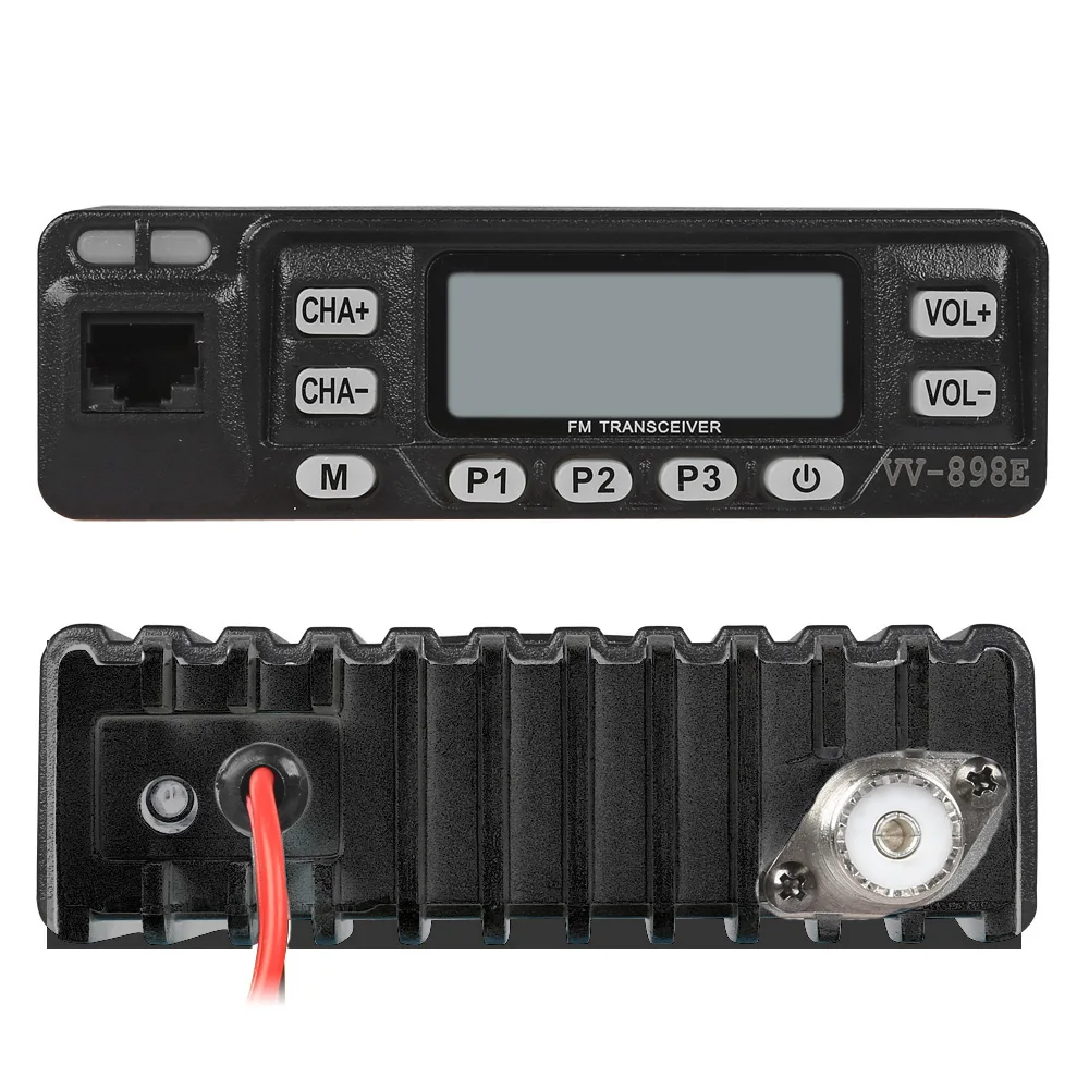VV 898E двухдиапазонный 5 Вт/10 Вт/25 Вт трансивер VHF/UHF 136 174/400 470 мГц Мобильный